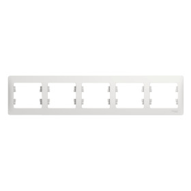 Systeme Electric Glossa Бел Рамка 5-ая, горизонтальная
