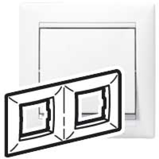 Рамка 2 поста - Legrand Valena - белый