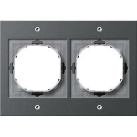 Gira TX-44 Антрацит Рамка 2-ая