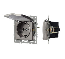Arlight Механизм розетки влагозащищённый SCT-MCP-PL-GR (250V, 16A) (-)