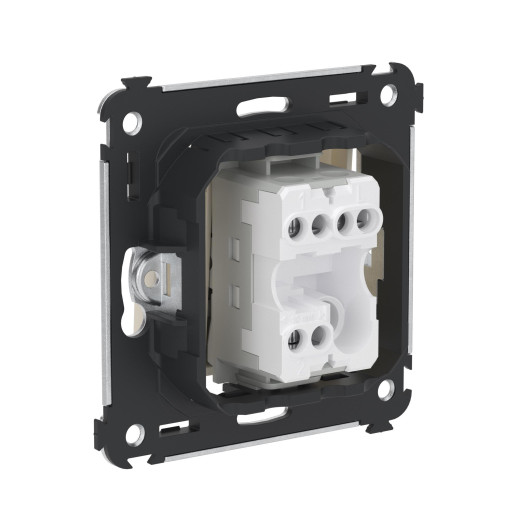 Переключатель одноклавишный в стену, Avanti, ванильная дымка