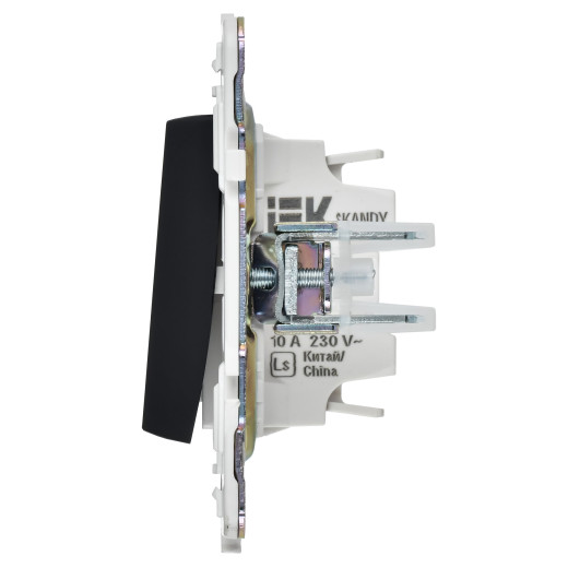SKANDY Выключ. жалюзи 10А SK-V12Bl черн. IEK