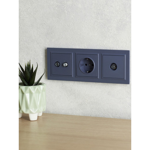 BRITE Рамка 3-мест. РУ-3-БрМ мар. IEK