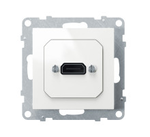 Legrand/Daccord SUNO Белый Розетка HDMI с предварительно подключенным разьемом.