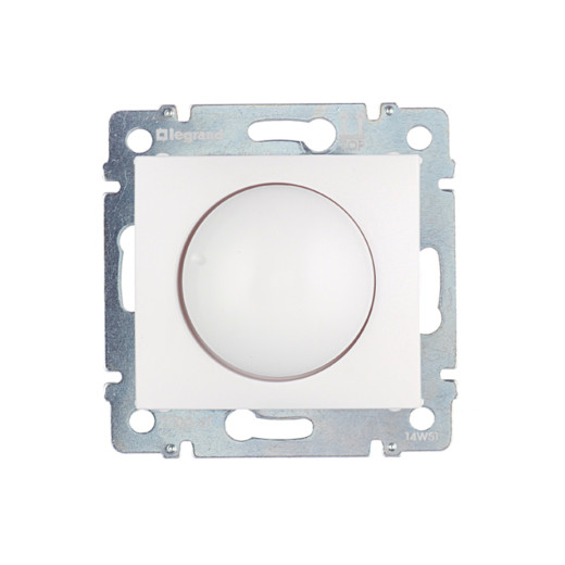 Диммер поворотно-нажимной - Legrand Valena - 400Вт - белый