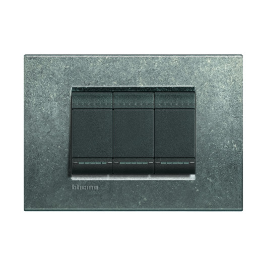 Livinglight Рамка прямоугольная, 3 модуля, цвет Исконный