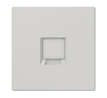 JUNG Плата (фиксация защёлкиванием) для одного модуля термопласт светло-серый