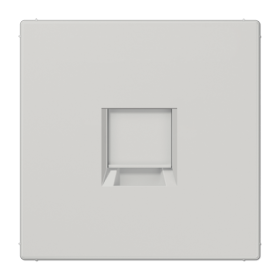 JUNG Плата (фиксация защёлкиванием) для одного модуля термопласт светло-серый
