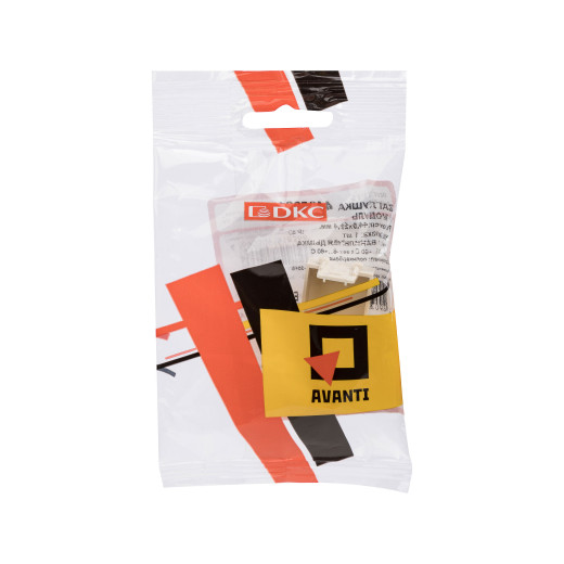 Заглушка модульная, Avanti, ванильная дымка, 1 модуль