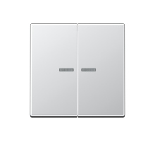 JUNG A 500 Алюминий Клавиша 2-ая с/п