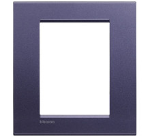 BT LL Синий шелк Рамка прямоугольная, 3+3 мод.