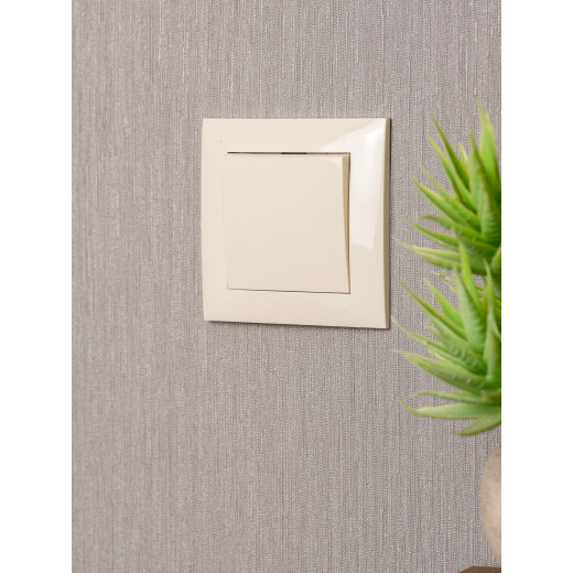 Валенсия выключатель 1-кл. 10А кремовый EKF PROxima