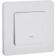 Переключатель одноклавишный с подсветкой/индикацией - Legrand/Daccord Inspiria - 10АХ 250В безвинтовые зажимы - белый
