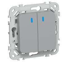 FLITE Выключ. 2-кл. с инд. 10А ВС12-1-1-ФлС сер. IEK