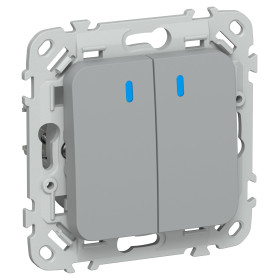 FLITE Выключ. 2-кл. с инд. 10А ВС12-1-1-ФлС сер. IEK