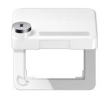 JUNG крышка с замком, белый