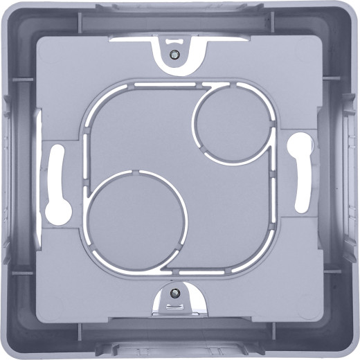 Коробка для накладного монтажа 1 пост - Legrand/Daccord Inspiria - алюминий