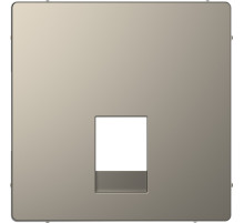 Schneider Electric Merten D-Life Никель Накладка центральная для розетки 2-ной RJ11/RJ12