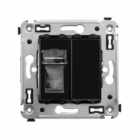 DKC Avanti Компьютерная розетка RJ-45 в стену, кат.5e одинарная, 