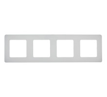 Legrand/Daccord INSPIRIA Белый Рамка - 4 поста.