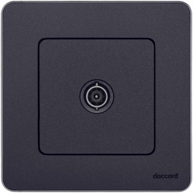 Legrand/Daccord INSPIRIA Антрацит Розетка TV - оконечная - 10 дБ - 5-862 мГц.