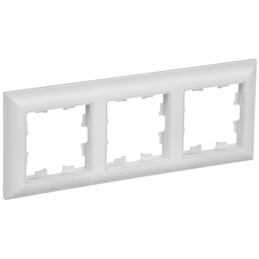 BRITE Рамка 3-мест. РУ-3-БрАБ а/б/бел. IEK