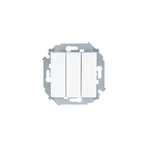 Simon 15 Белый Выключатель 3-кл, 10А, 250В, винт.заж.