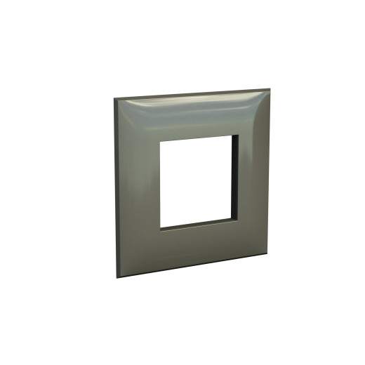 Рамка 1 пост (2 мод.), Avanti, серый жемчуг