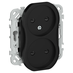 FLITE Роз. 2-я без з/к с з/ш б/к 10А РСш02-1-ФлЧ чер. IEK