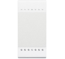 BT LL Белый Переключатель безвинтовой зажим, 1 мод.