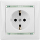 Розетка с заземлением - Legrand Valena - без шторок 16А 250В винтовые зажимы - белый