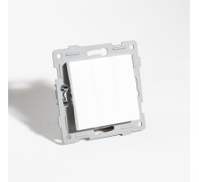 Выключатель трехклавишный, 10А, 220-250V (белый)