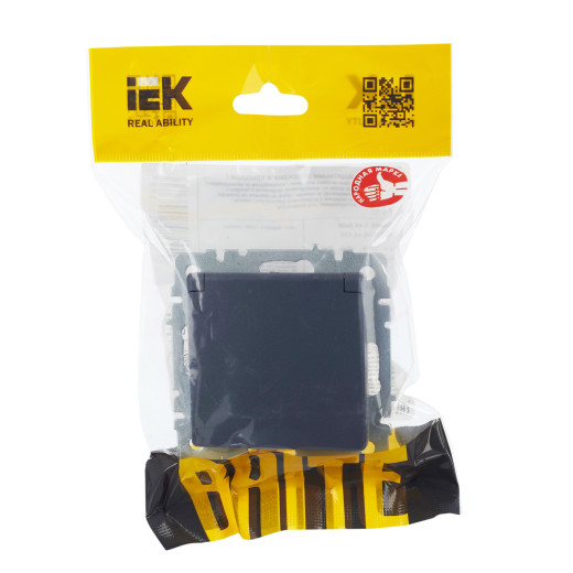 BRITE Роз. с з/к/ш с кр. 16А IP44 РСбш10-3-44-БрМ мар. IEK