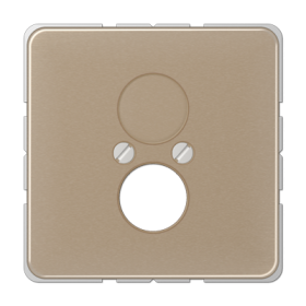 JUNG Крышка для 2-х гнезд золотая бронза