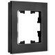 BRITE Рамка 1-мест. РУ-1-2-Бр стекло черн. матовый IEK