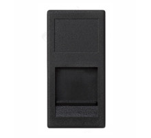 Simon Connect Графит Адаптер на 1 RJ45 CJ545U(FM), CJ546U(FM), шторка, 22,5х45мм