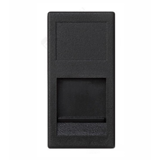 Simon Адаптер на 1 RJ45 CJ545U(FM), CJ546U(FM), шторка, 22,5х45мм, SC, графит