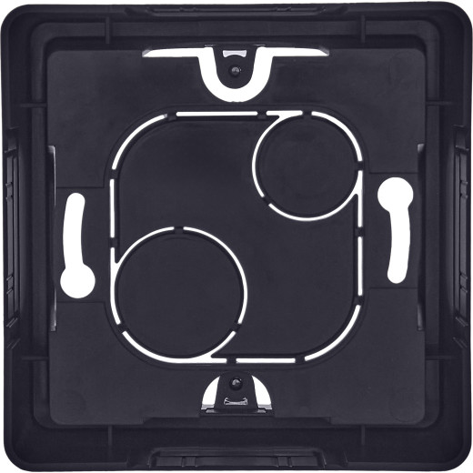 Коробка для накладного монтажа 1 пост - Legrand/Daccord Inspiria - антрацит