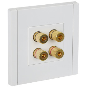IEK FORTE&PIANO Белый Аудиорозетка 4-мест. FP239