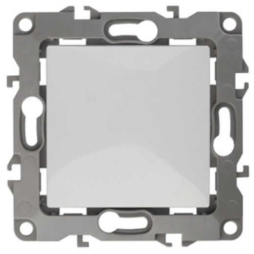 Переключатель перекрестный ЭРА Серия 12 12-1108-01 10АХ-250В, IP20, белый