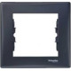 SEDNA РАМКА 1-постовая, ГРАФИТ