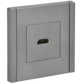 IEK FORTE&PIANO Сталь Розетка HDMI FP540