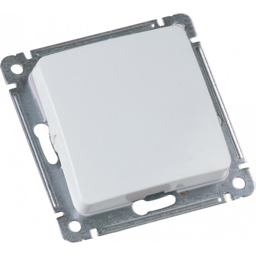 ВС10-461 Переключатель скрытой установки, одноклавишный, механизм, цвет  белый