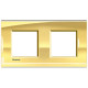 Livinglight Рамка прямоугольная, 2 поста, цвет Золото