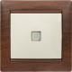 Рамка 1 пост - Legrand Valena - тонированное дерево