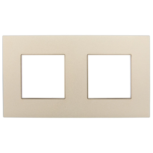 SKANDY Рамка 2-мест. SK-F32Sh металл шамп. IEK