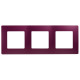 Рамка 3 поста - Legrand Etika - сливовый