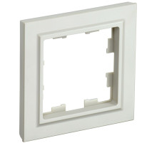 IEK BRITE BASE Бежевый Рамка 1-м РУ-1-БрКр