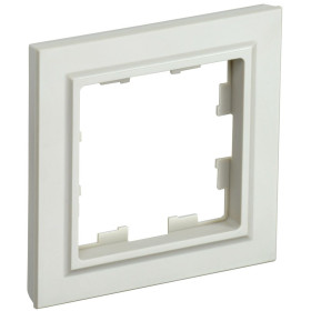 IEK BRITE BASE Бежевый Рамка 1-м РУ-1-БрКр