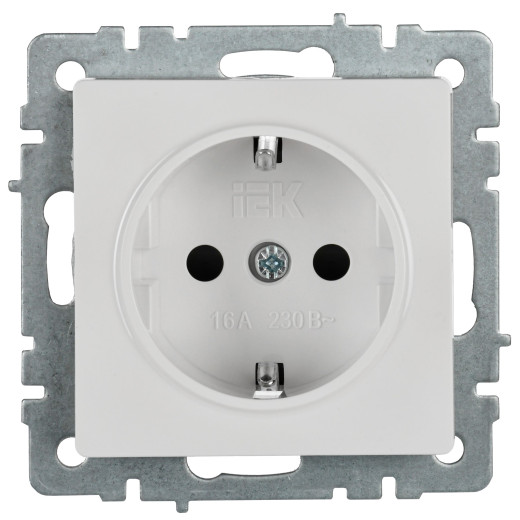 BRITE Роз. с з/к/ш 16А РС14-1-0-БрБ бел. IEK